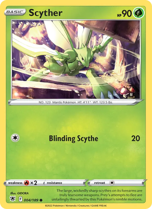 Scyther 4 Astral Radiance Pokesingles