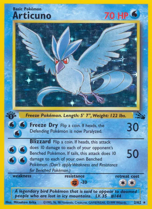 Articuno 2 Fossil Pokesingles