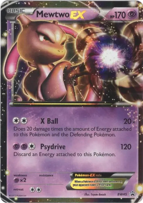 Mewtwo-EX BW45 BW Black Star Promos Pokesingles