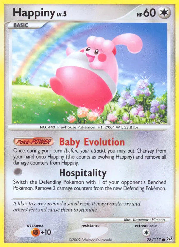 Happiny 76 Platinum Pokesingles