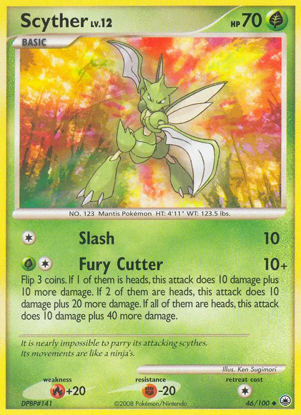 Scyther 46 Majestic Dawn Pokesingles