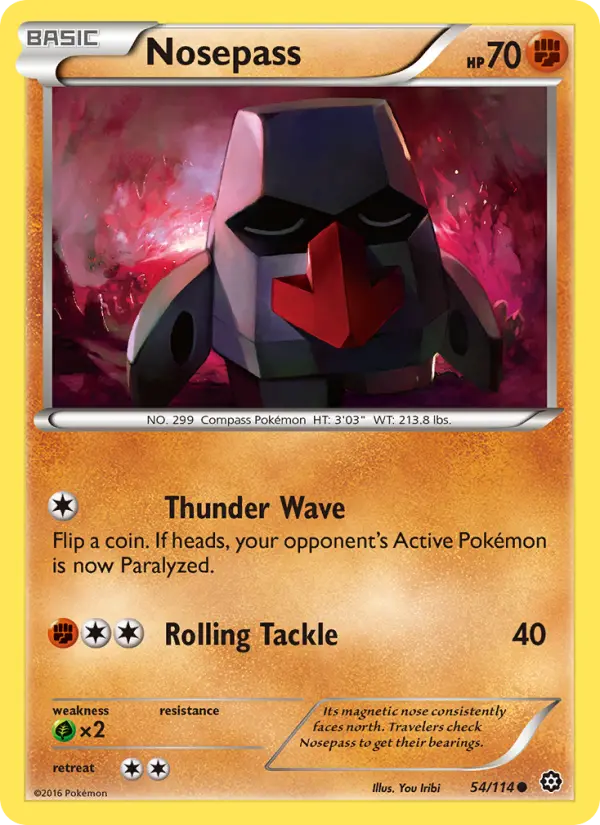 Nosepass 54 Steam Siege Pokesingles