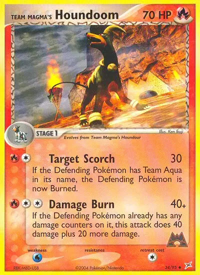 Team Magma's Houndoom 34 Team Magma vs Team Aqua Pokesingles