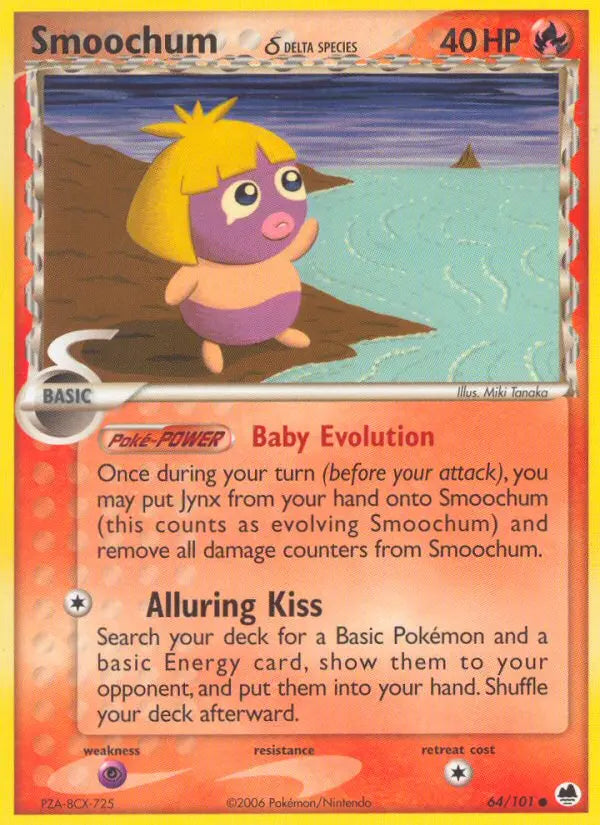 Smoochum δ 64 Dragon Frontiers Pokesingles
