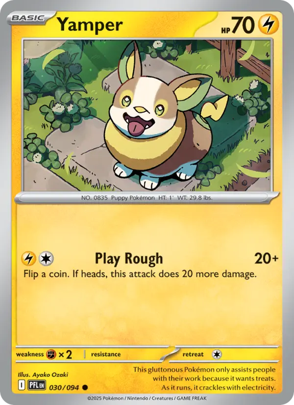 Yamper 30 Phantasmal Flames Pokesingles