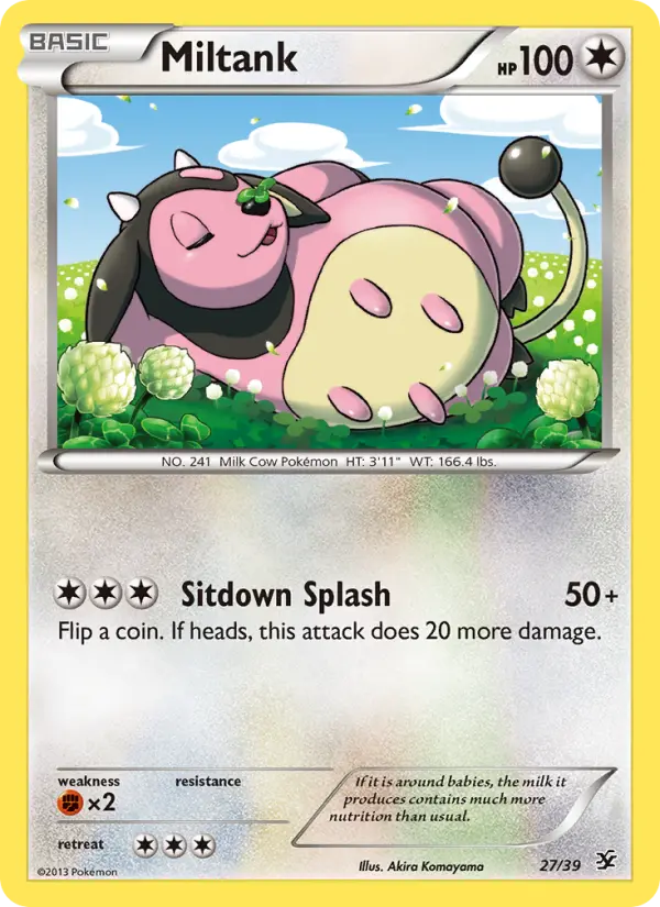 Miltank 27 Kalos Starter Set Pokesingles
