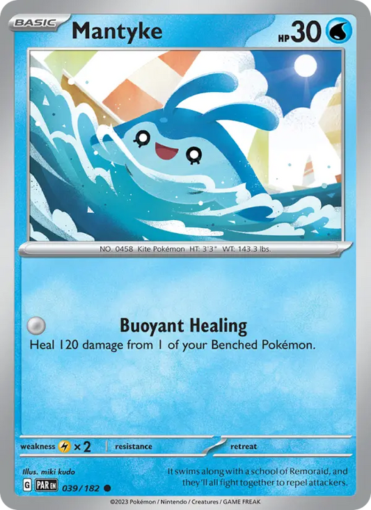 Mantyke 39 Paradox Rift Pokesingles