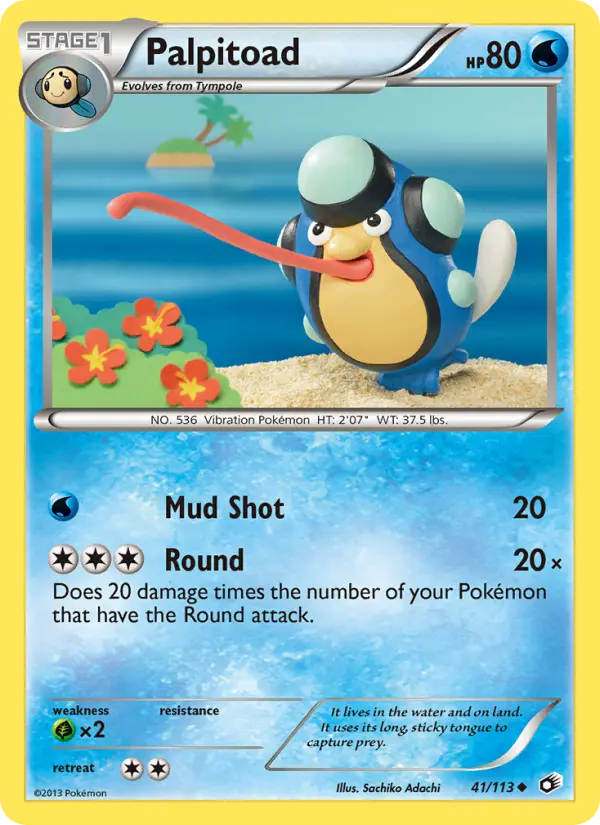 Palpitoad 41 Legendary Treasures Pokesingles