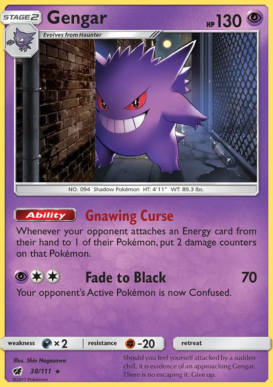 Gengar 38 Crimson Invasion Pokesingles