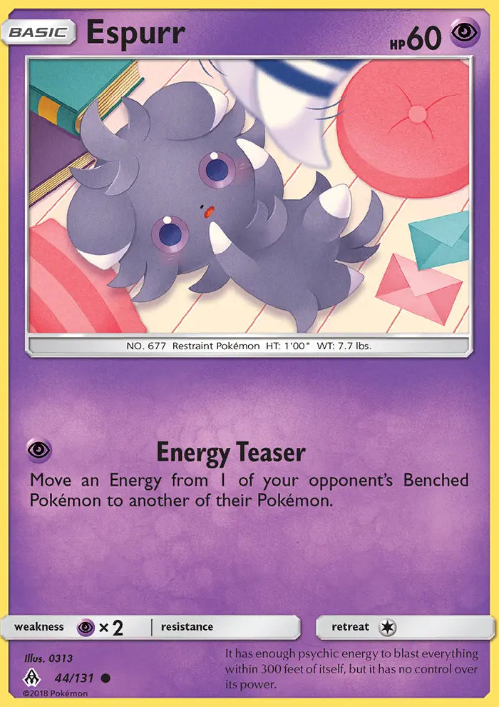 Espurr 44 Forbidden Light Pokesingles