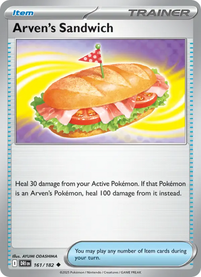 Arven's Sandwich 161 Destined Rivals Pokesingles