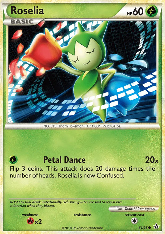 Roselia 61 Unleashed Pokesingles