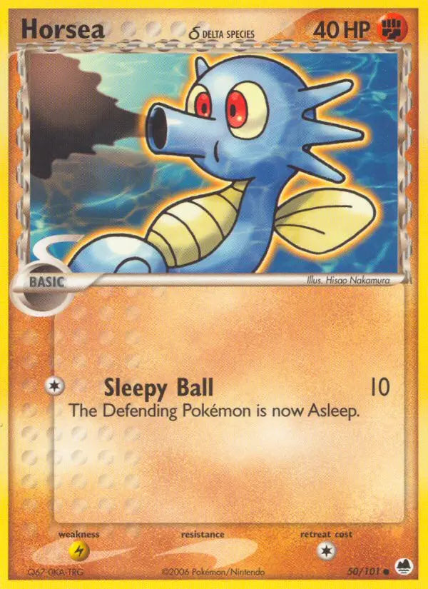 Horsea δ 50 Dragon Frontiers Pokesingles