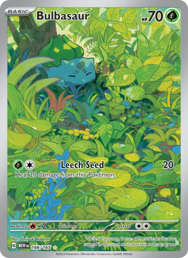 Bulbasaur 166 151 Pokesingles