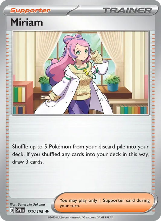 Miriam 179 Scarlet & Violet Pokesingles
