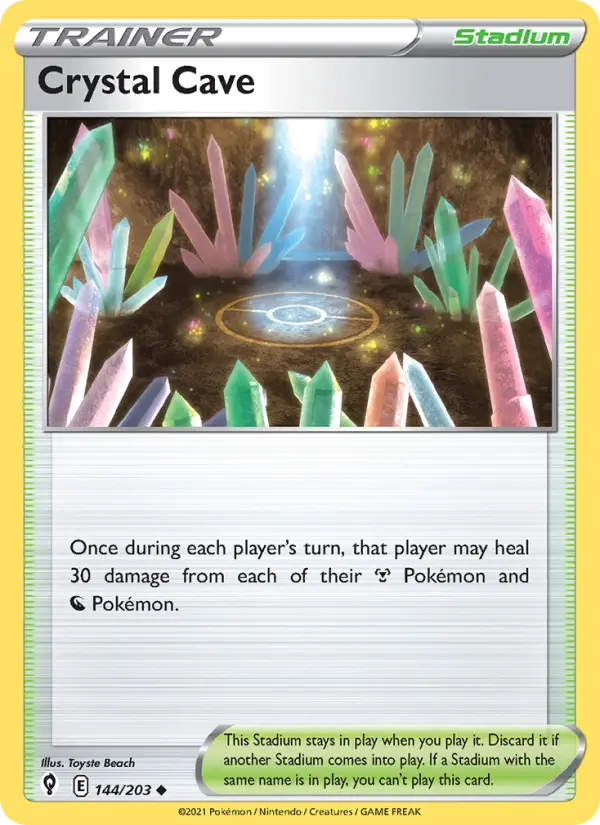 Crystal Cave 144 Evolving Skies Pokesingles