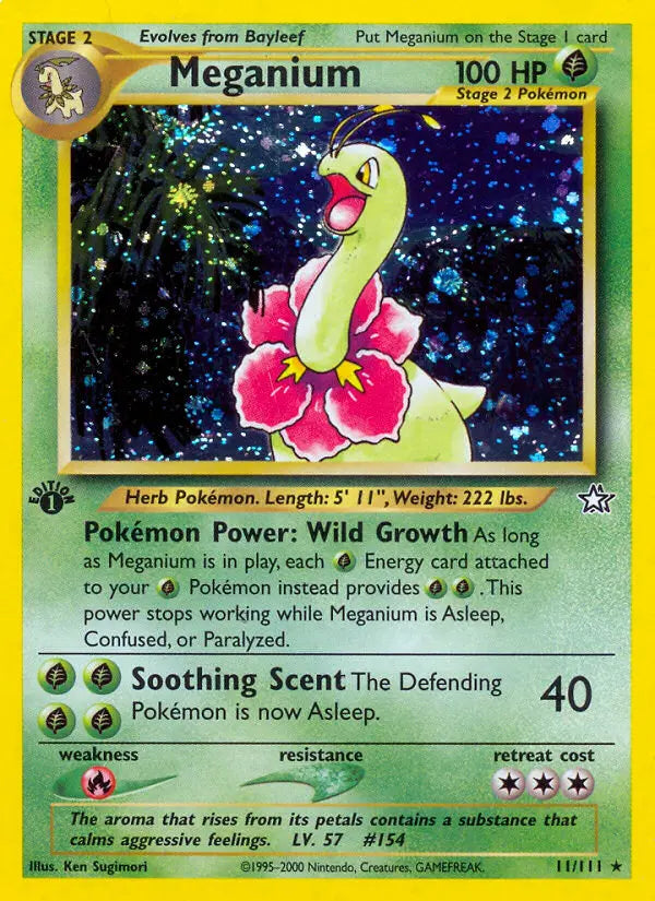 Meganium 11 Neo Genesis Pokesingles
