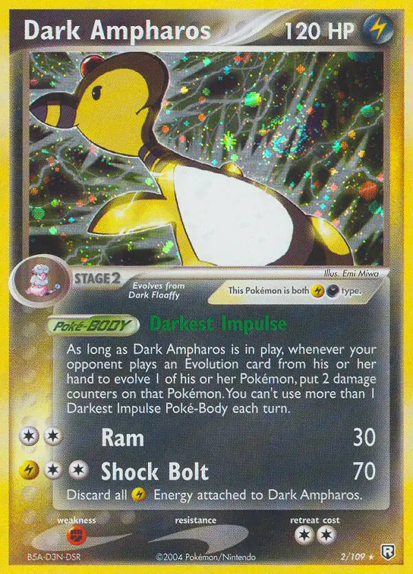 Dark Ampharos 2 Team Rocket Returns Pokesingles