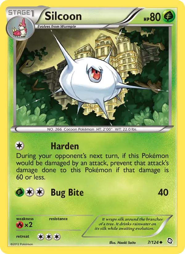 Silcoon 7 Dragons Exalted Pokesingles