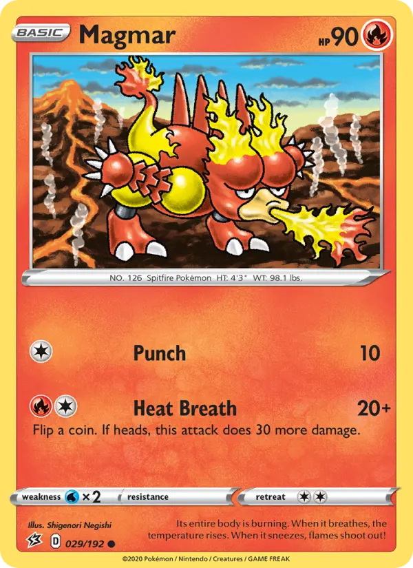 Magmar 29 Rebel Clash Pokesingles