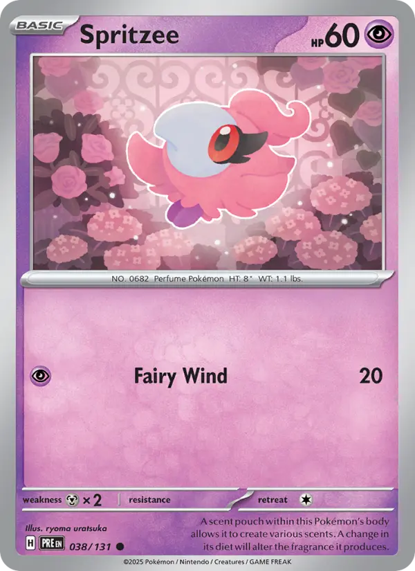 Spritzee 38 Prismatic Evolutions Pokesingles