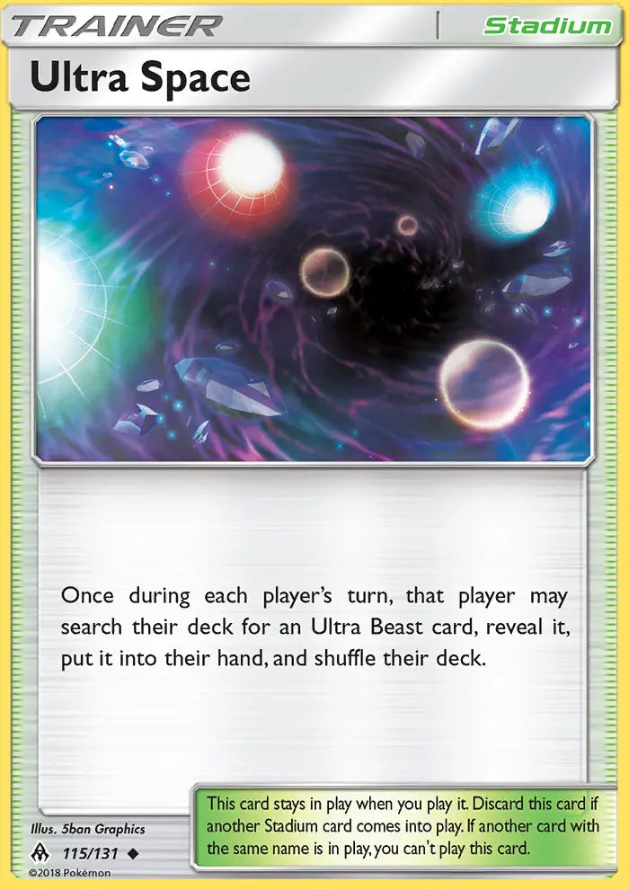 Ultra Space 115 Forbidden Light Pokesingles