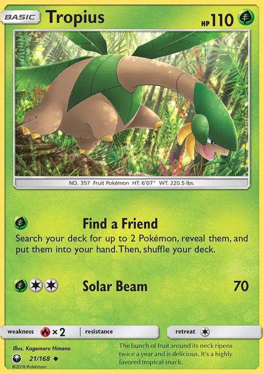 Tropius 21 Celestial Storm Pokesingles