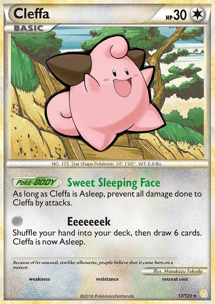 Cleffa 17 HeartGold SoulSilver Pokesingles