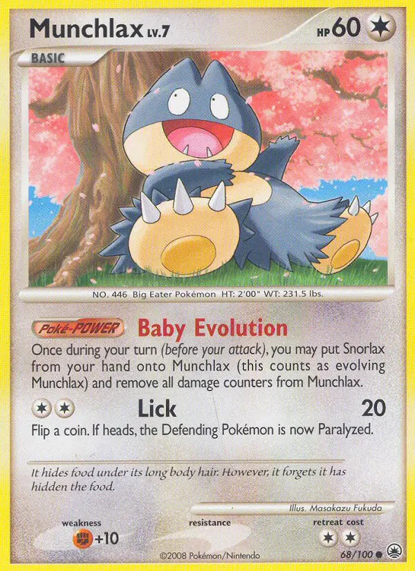Munchlax 68 Majestic Dawn Pokesingles
