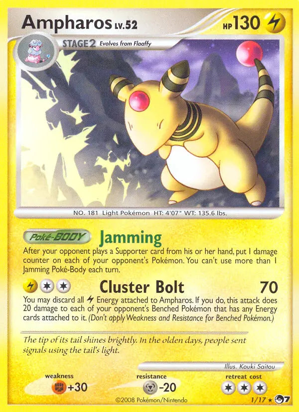Ampharos 1 POP Series 7 Pokesingles