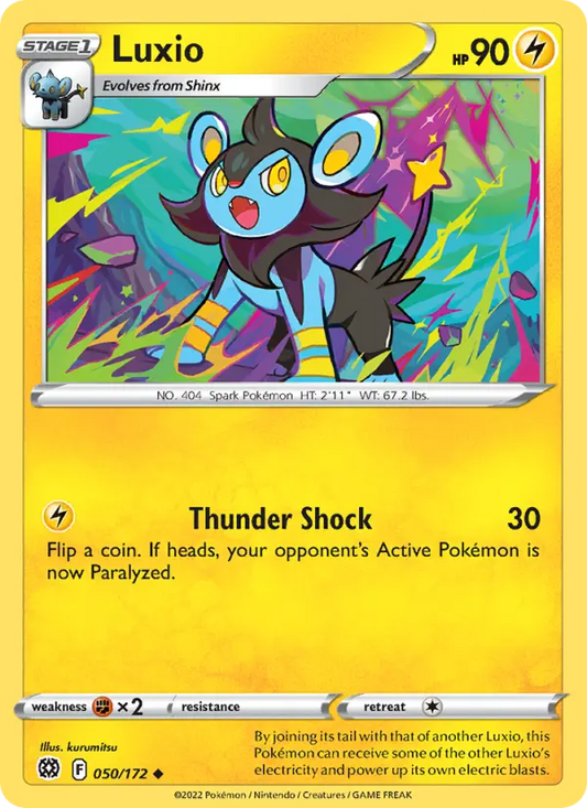 Luxio 50 Brilliant Stars Pokesingles