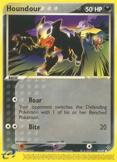 Houndour 59 Dragon Pokesingles