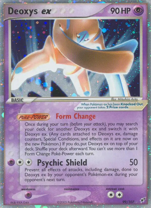 Deoxys ex 99 Deoxys Pokesingles