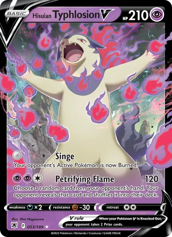 Hisuian Typhlosion V 53 Astral Radiance Pokesingles