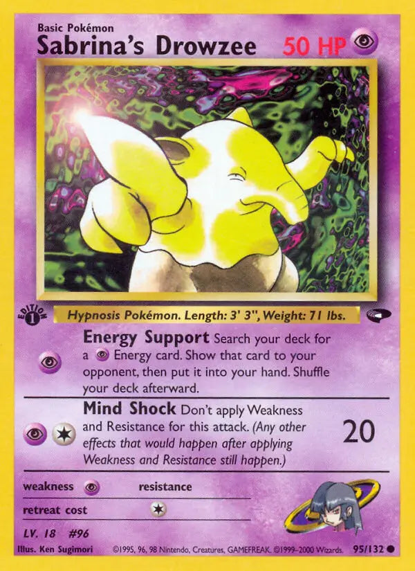 Sabrina's Drowzee 95 Gym Challenge Pokesingles