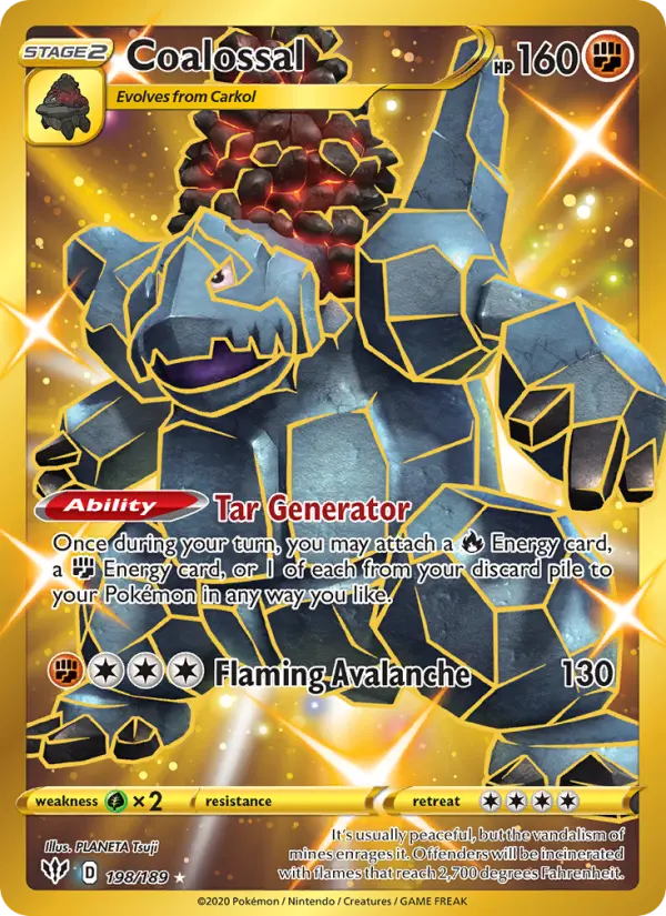 Coalossal 198 Darkness Ablaze Pokesingles