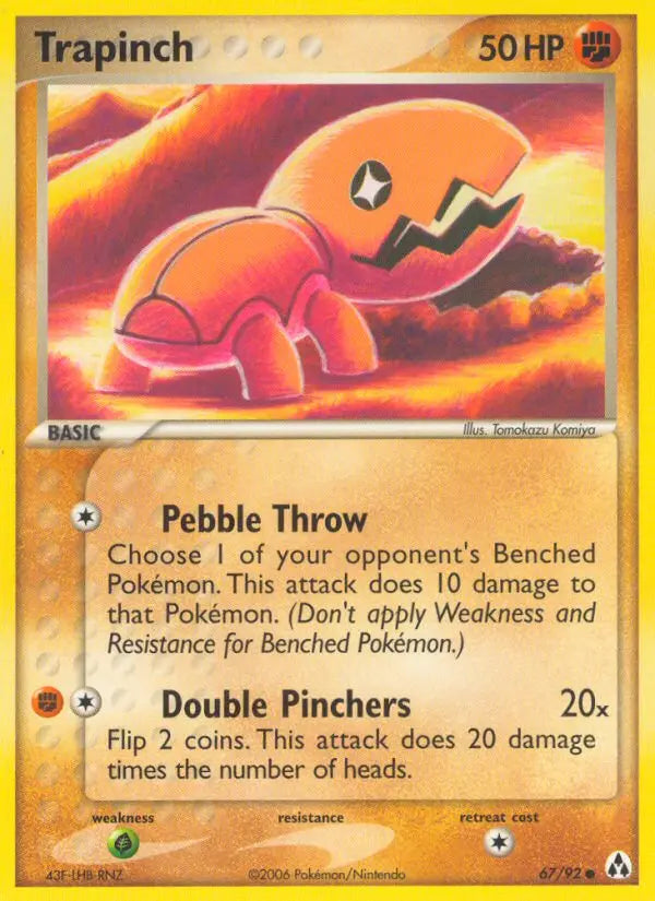 Trapinch 67 Legend Maker Pokesingles