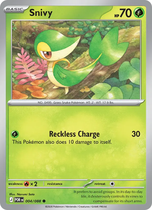 Snivy 4 Perfect Order Pokesingles