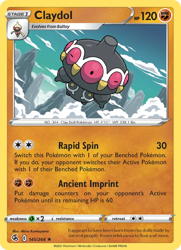 Claydol 145 Fusion Strike Pokesingles