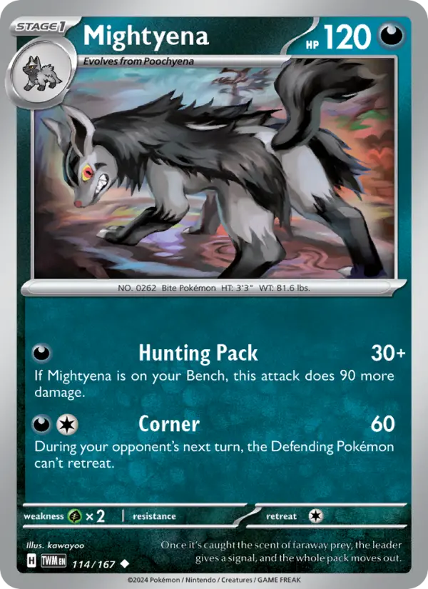 Mightyena 114 Twilight Masquerade Pokesingles