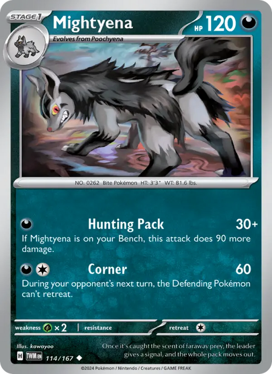 Mightyena 114 Twilight Masquerade Pokesingles