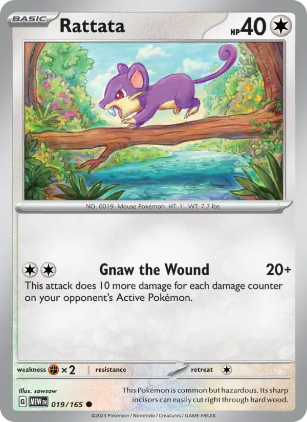 Rattata 19 151 Pokesingles