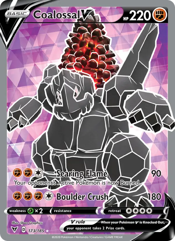 Coalossal V 173 Vivid Voltage Pokesingles