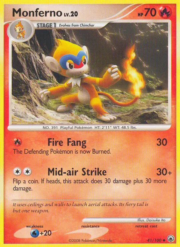 Monferno 41 Majestic Dawn Pokesingles