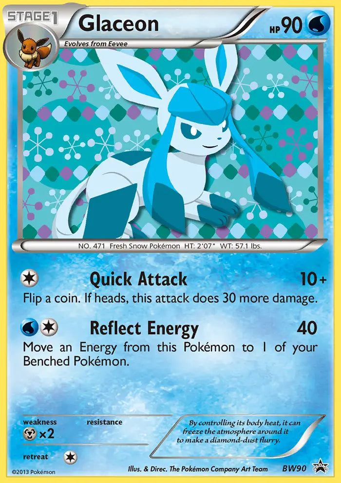 Glaceon BW90 BW Black Star Promos Pokesingles