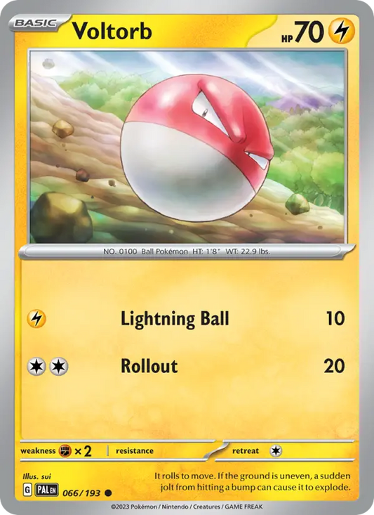 Voltorb 66 Paldea Evolved Pokesingles