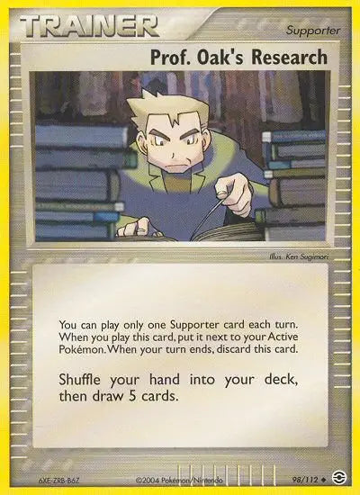 Prof. Oak's Research 98 FireRed & LeafGreen Pokesingles