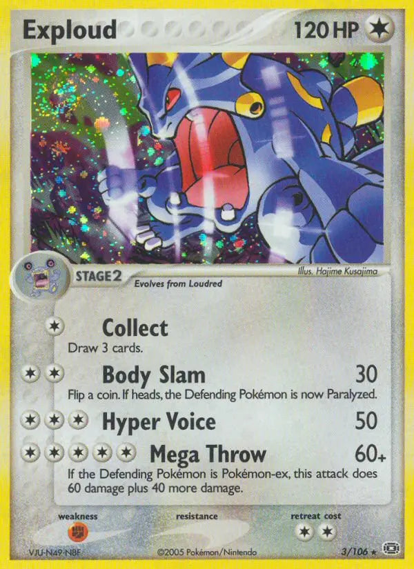 Exploud 3 Emerald Pokesingles