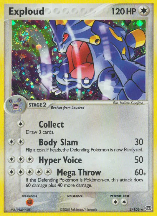 Exploud 3 Emerald Pokesingles
