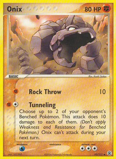 Onix 42 FireRed & LeafGreen Pokesingles